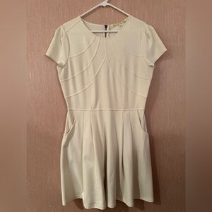 Cream White Dress